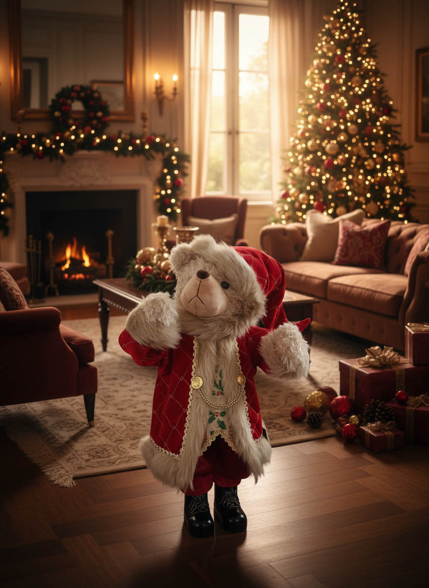 DECORO ORSO LARRY BABBO 55CM | Xone